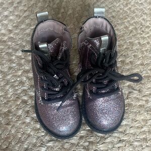 4T pink sparkle boots